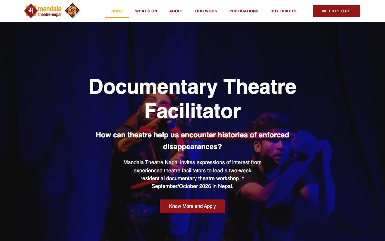 Mandala Theatre Nepal website